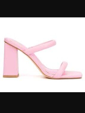 NY&C Galina Block Heel Sandal Sz. 8